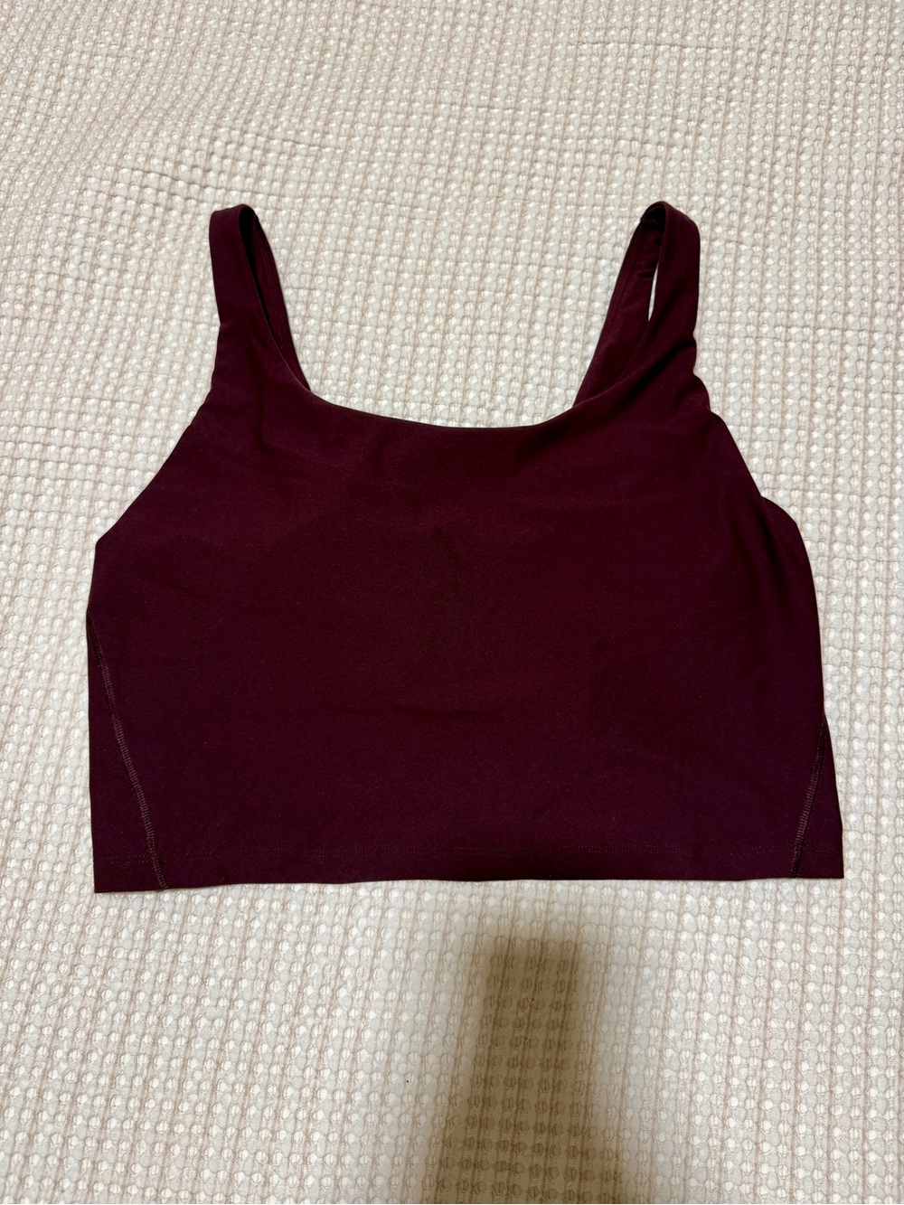 Old Navy Wine Burgundy Cropped Tank Top